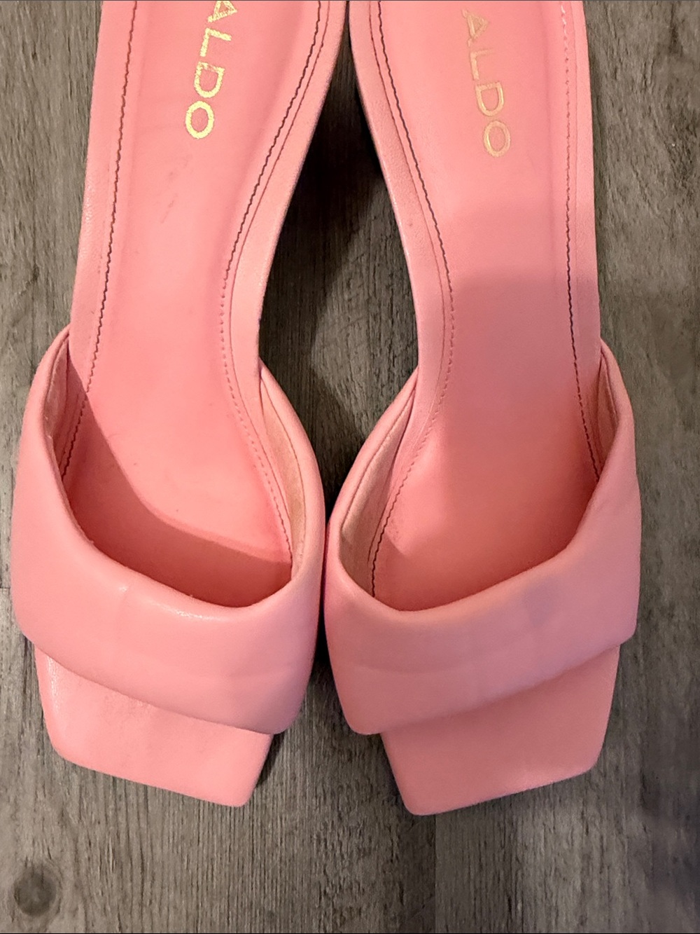 ALDO Aneka Block-Heel Mule Dress Sandal Size 8 - Picture 6 of 6